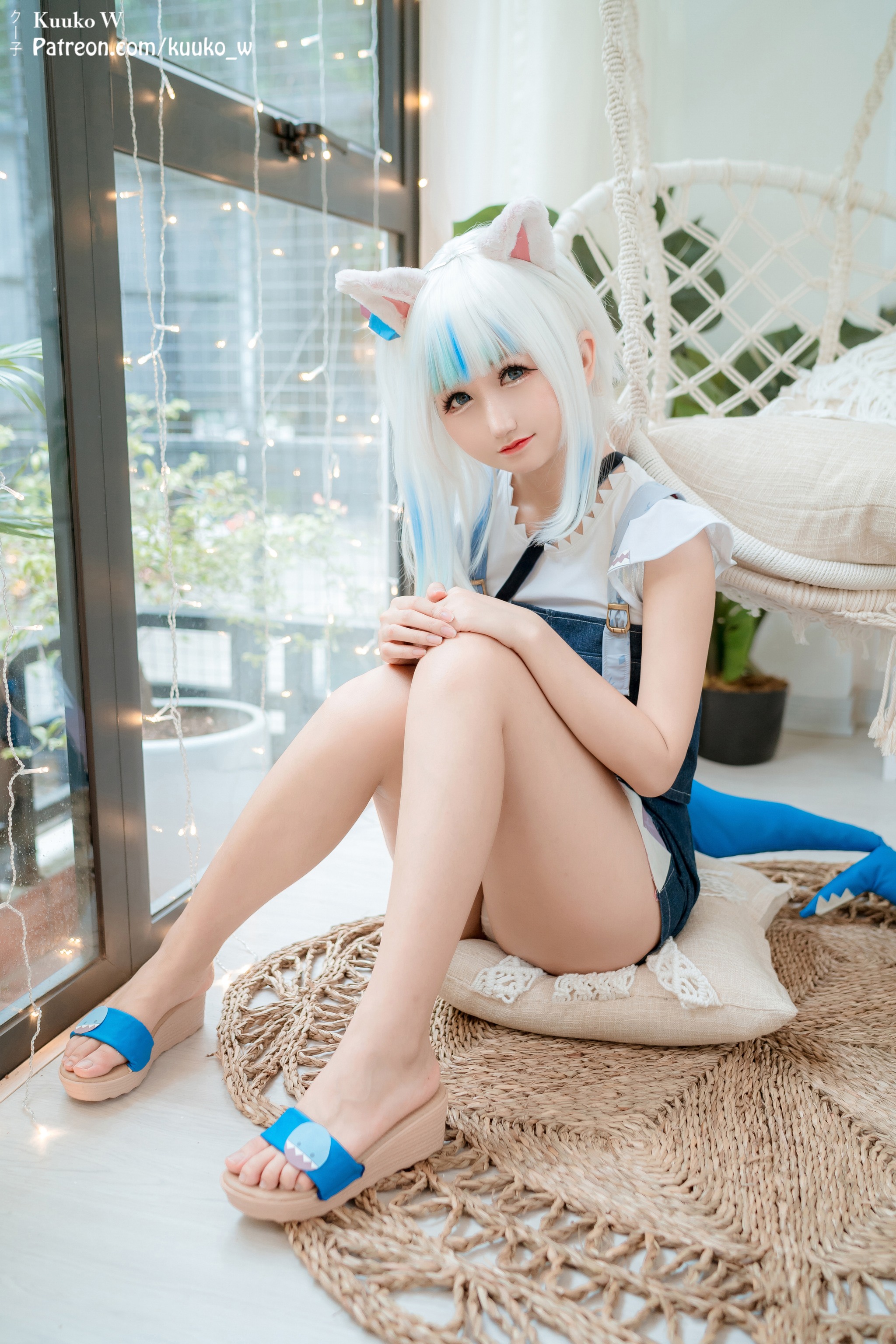 图片[1]-Kuuko W – NO.070 Gawr Gura[18P]-XikXak